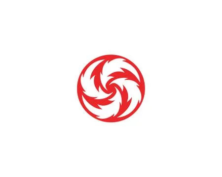 Vortex logo and symbol vector Stock Illustration
