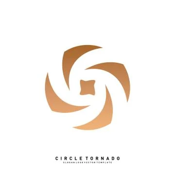 Vortex Logo Design Concept Vector. Hurricane Icon. Tornado Logo Symbol Stock Illustration