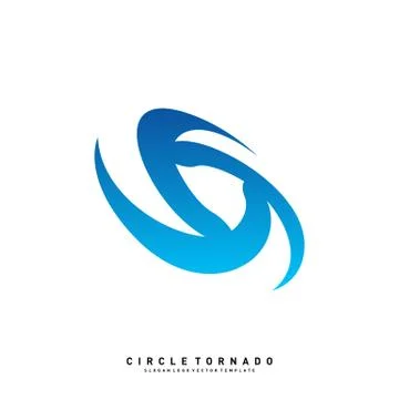 Vortex Logo Design Concept Vector. Hurricane Icon. Tornado Logo Symbol Stock Illustration