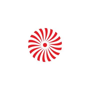 Vortex  Logo Template vector symbol Illustrazione stock