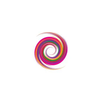 Vortex  Logo Template vector symbol Illustrazione stock