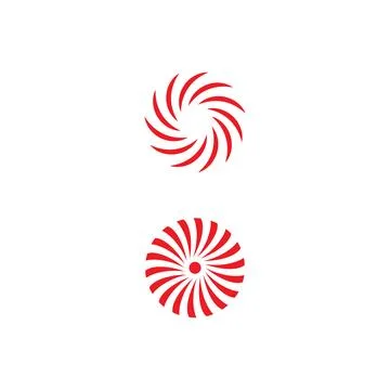 Vortex  Logo Template vector symbol Illustrazione stock