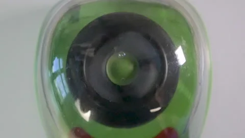 Vortex mixer spinning top down view Stock Footage 198206126