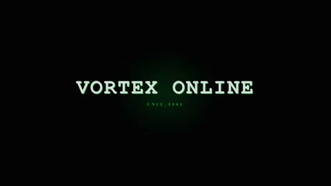 Vortex Online Digital Matrix Glitch Effect - Futuristic Technology Background Stock Footage 331568240