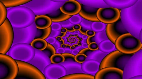 Vortex Orange - LoopNeo VJ Loops HD 1920X1080 库存影片 39936418