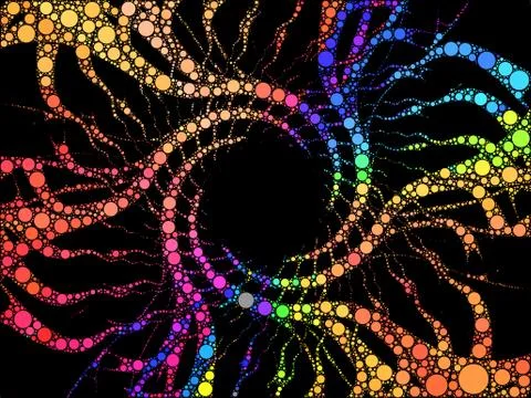 Vortex pattern Stock Illustration