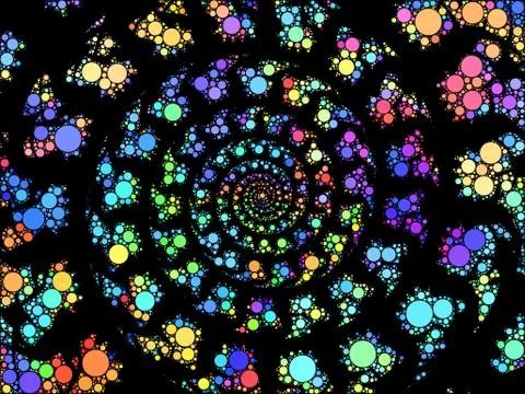 Vortex pattern Stock Illustration