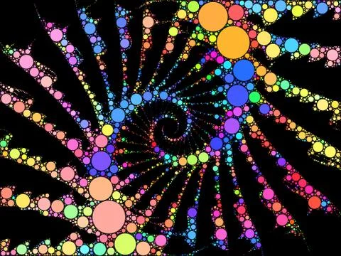 Vortex pattern Stock Illustration