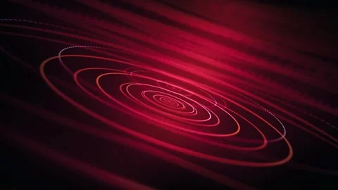 Vortex of red light with dynamic circular motion design background Stock Footage 327522409