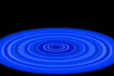 Vortex ring pattern digital CG background wallpaper Stock Illustration