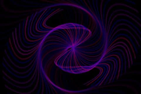Vortex ring pattern digital CG background wallpaper Stock Illustration
