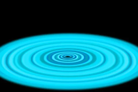 Vortex ring pattern digital CG background wallpaper Stock Illustration