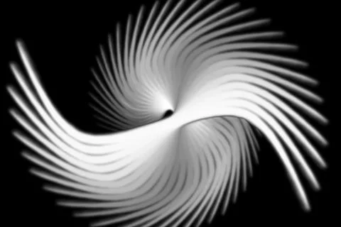 Vortex ring pattern digital CG background wallpaper Stock Illustration