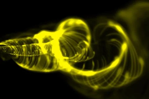 Vortex ring pattern digital CG background wallpaper Stock Illustration