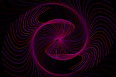 Vortex ring pattern digital CG background wallpaper Stock Illustration