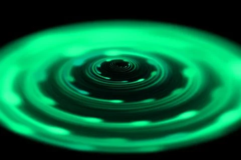 Vortex ring pattern digital CG background wallpaper Illustrazione stock