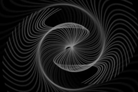 Vortex ring pattern digital CG background wallpaper Stock Illustration