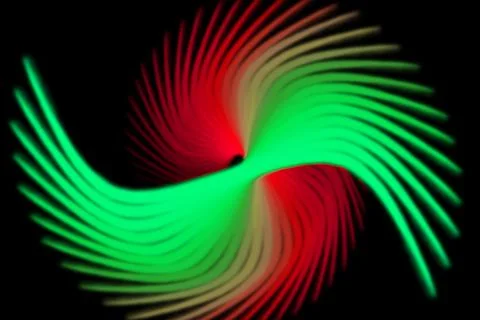 Vortex ring pattern digital CG background wallpaper Illustrazione stock