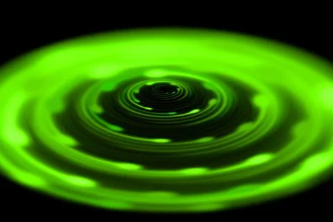 Vortex ring pattern digital CG background wallpaper Illustrazione stock