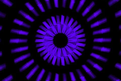 Vortex ring pattern digital CG background wallpaper Stock Illustration