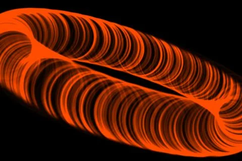 Vortex ring pattern digital CG background wallpaper Stock Illustration