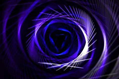 Vortex ring pattern digital CG background wallpaper Illustrazione stock