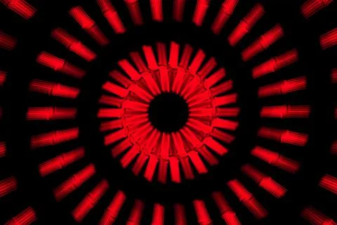 Vortex ring pattern digital CG background wallpaper Stock Illustration