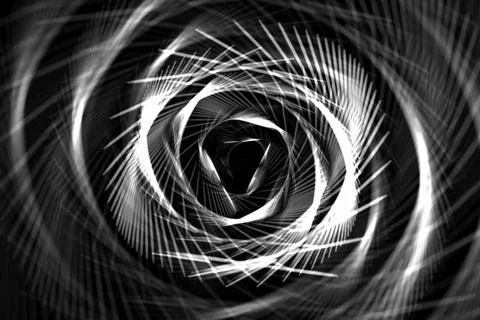 Vortex ring pattern digital CG background wallpaper Stock Illustration