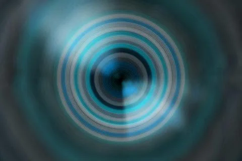 Vortex ring pattern digital CG background wallpaper Stock Illustration