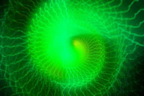 Vortex ring pattern digital CG background wallpaper Stock Illustration