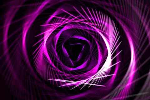 Vortex ring pattern digital CG background wallpaper Stock Illustration