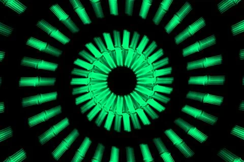 Vortex ring pattern digital CG background wallpaper Stock Illustration