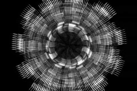 Vortex ring pattern digital CG background wallpaper Illustrazione stock