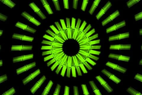 Vortex ring pattern digital CG background wallpaper Illustrazione stock