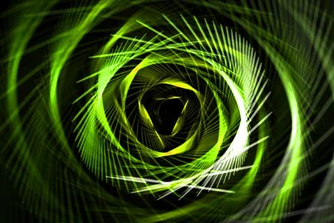 Vortex ring pattern digital CG background wallpaper Stock Illustration