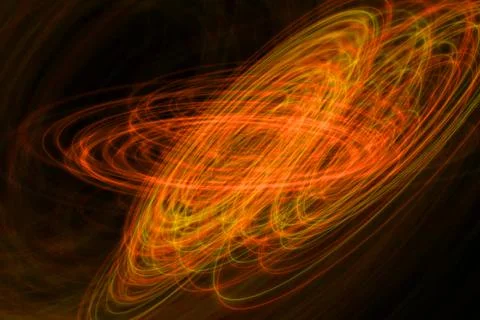 Vortex ring pattern digital CG background wallpaper Illustrazione stock