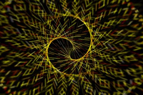 Vortex ring pattern digital CG background wallpaper Illustrazione stock