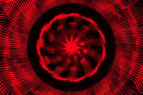 Vortex ring pattern digital CG background wallpaper Stock Illustration