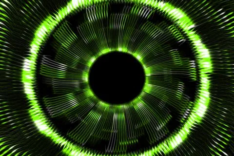 Vortex ring pattern digital CG background wallpaper Stock Illustration