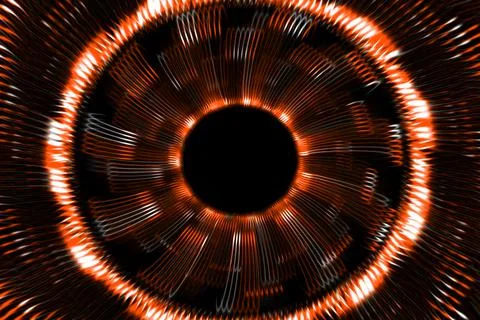 Vortex ring pattern digital CG background wallpaper Stock Illustration