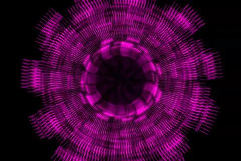 Vortex ring pattern digital CG background wallpaper Stock Illustration