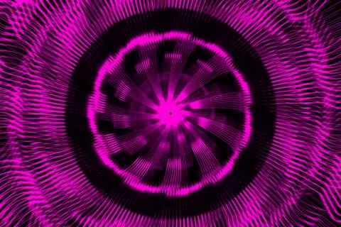 Vortex ring pattern digital CG background wallpaper Stock Illustration