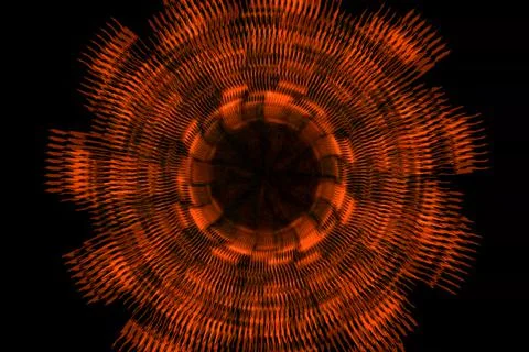 Vortex ring pattern digital CG background wallpaper Stock Illustration