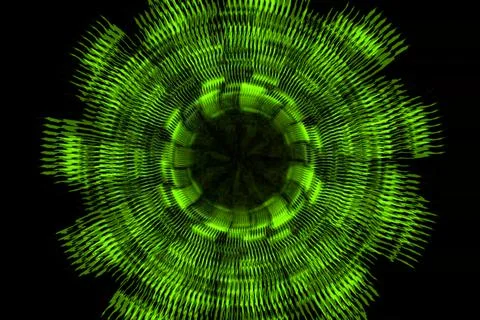 Vortex ring pattern digital CG background wallpaper Stock Illustration