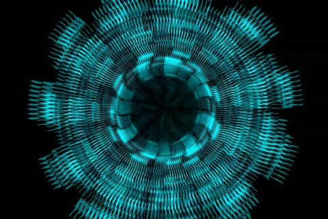 Vortex ring pattern digital CG background wallpaper Stock Illustration