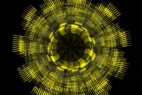 Vortex ring pattern digital CG background wallpaper Stock Illustration