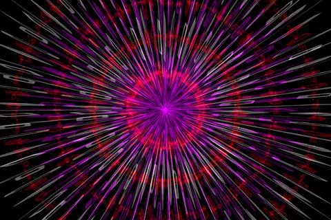 Vortex ring pattern digital CG background wallpaper Stock Illustration