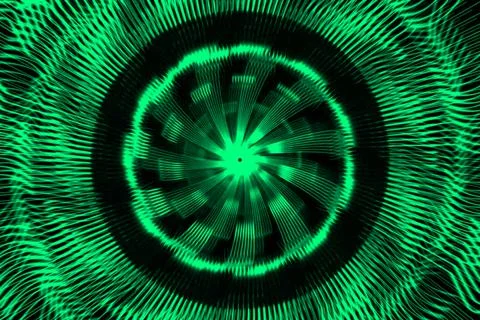 Vortex ring pattern digital CG background wallpaper Illustrazione stock