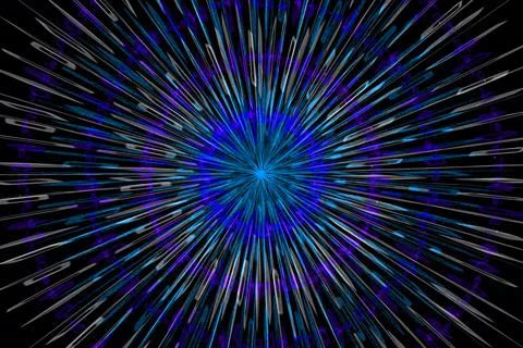 Vortex ring pattern digital CG background wallpaper Stock Illustration