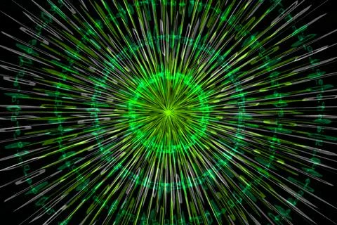 Vortex ring pattern digital CG background wallpaper Stock Illustration